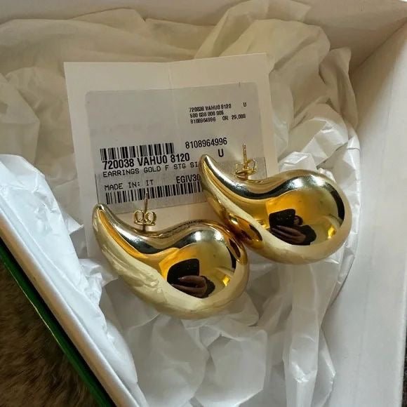 Aretes de gota gigantes