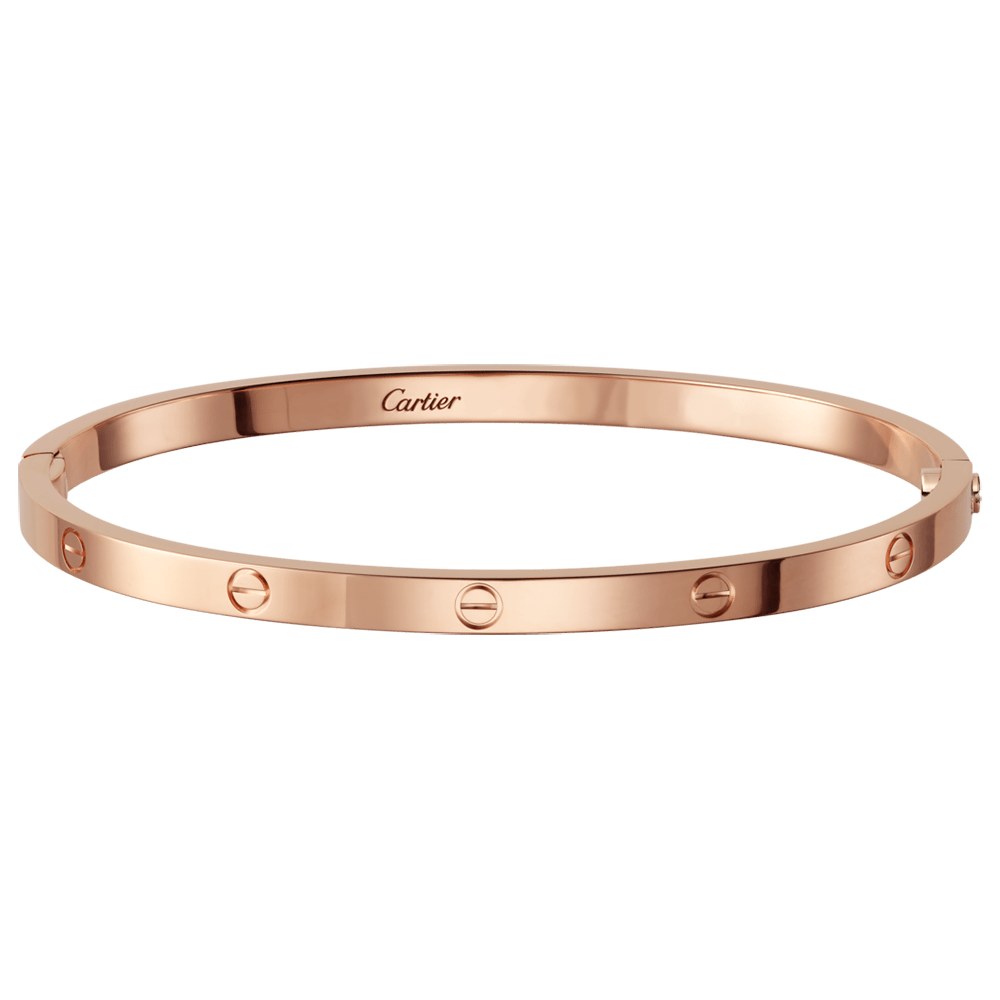 Pulsera rígida "Kalamanta" rosa oro