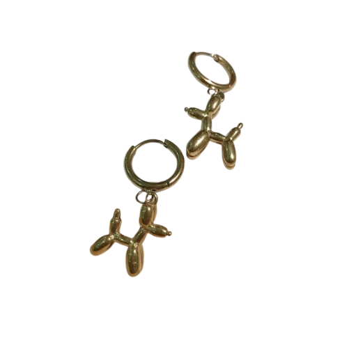 Aretes "Perrito de globo"
