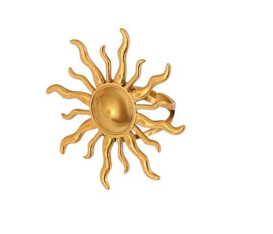 Anillo ajustable "Sun"