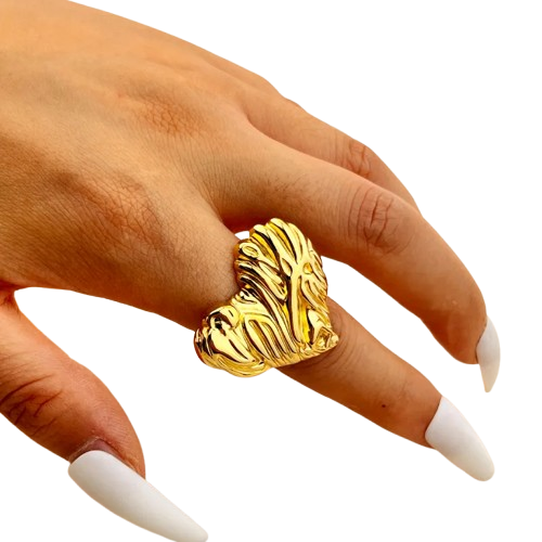 Anillo ajustable "Liebe"