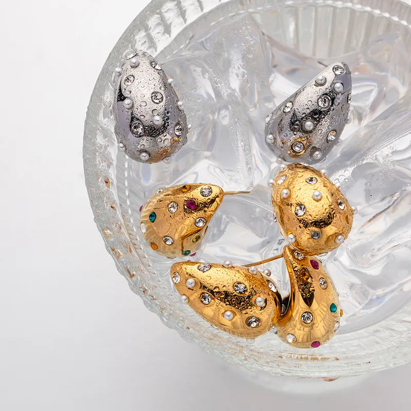 Aretes "Shine" dorados
