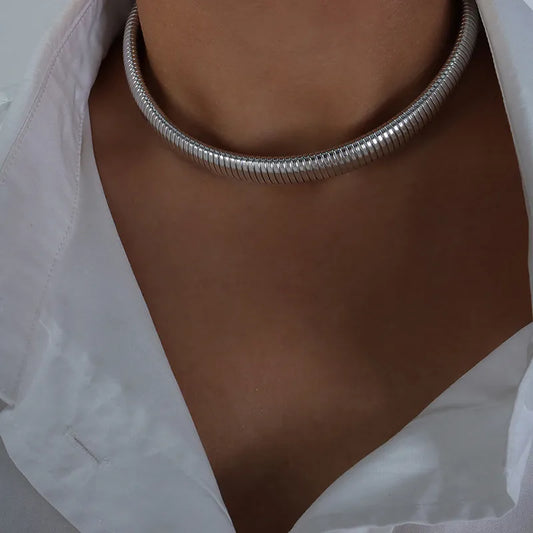 Collar "Patricia" Plateado