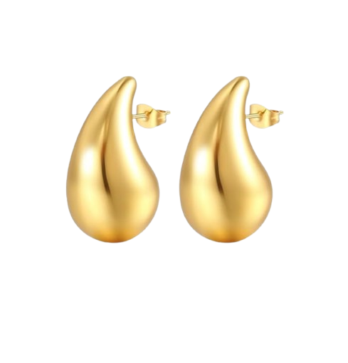 Aretes de gota gigantes