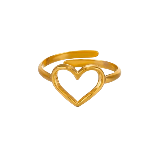 Anillo ajustable "Heart"