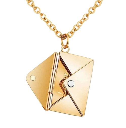 Collar "PD TE AMO" Dorado