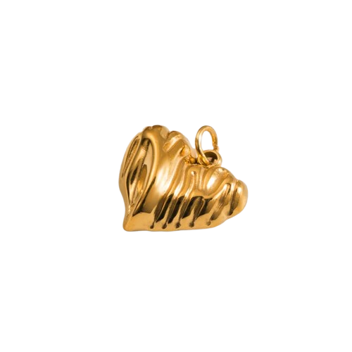 Charm Corazon con textura
