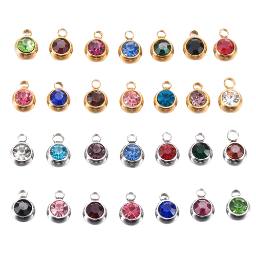 Charm color stone