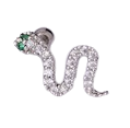Piercing "Snake" Plateado