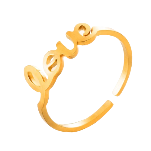 Anillo ajustable "Love"