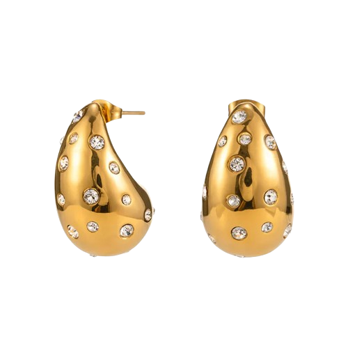 Aretes "Shine" dorados
